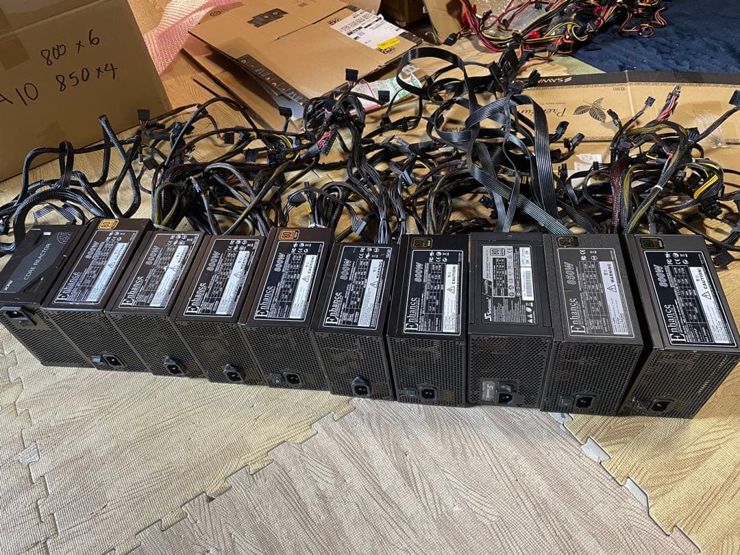 29/1-A 10 電源ユニット800-850Wx 10個セット