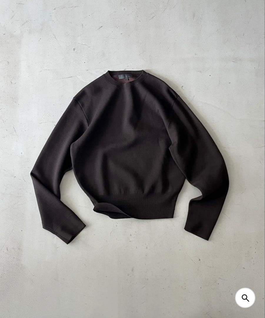 トップス Omar afridi Jane sweater 46 dark brown JANE SWEATER | Why are you here?