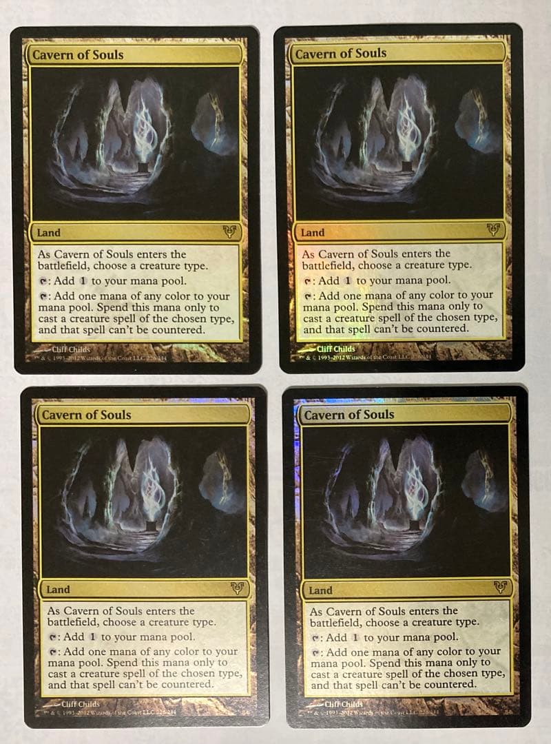 MTG　foil英語　魂の洞窟　4枚セット　アヴァシンの帰還　AVR Foil】《魂の洞窟/Cavern of Souls》[AVR] 土地R | 日本最大級 MTG通販