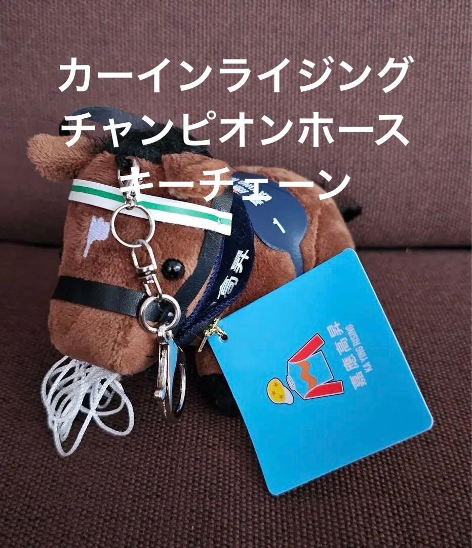 カーインライジング チャンピオンホース キーチェーン香港国際競走