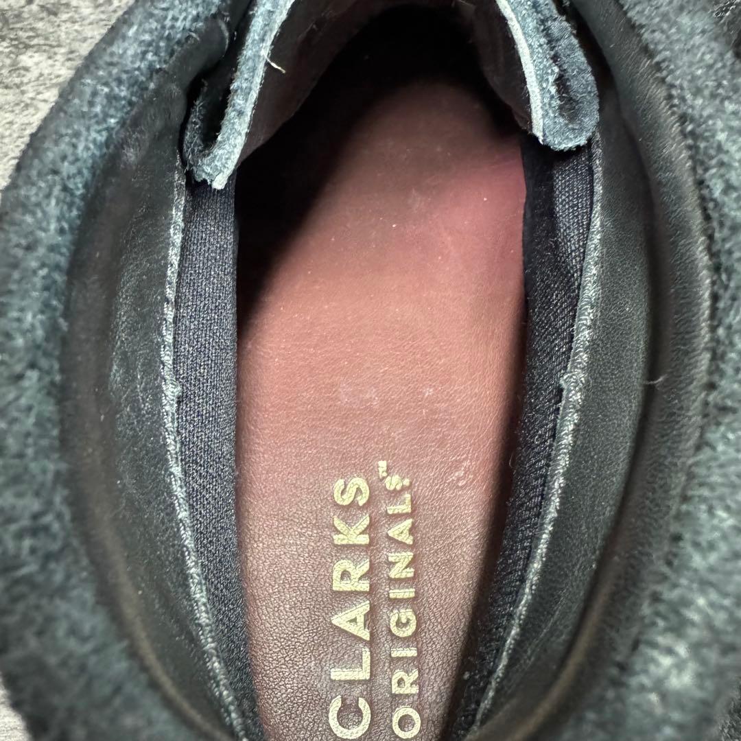 【美品】クラークス ワラビー ゴアテックス スエード ブラック 26.5cm