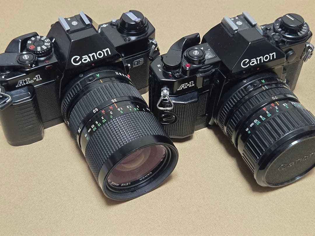 Canon A-1 Canon AL-1 フィルム一眼レフカメラ　ジャンク Canon A-1 フィルムカメラ 一眼レフ ジャンク品 - メルカリ