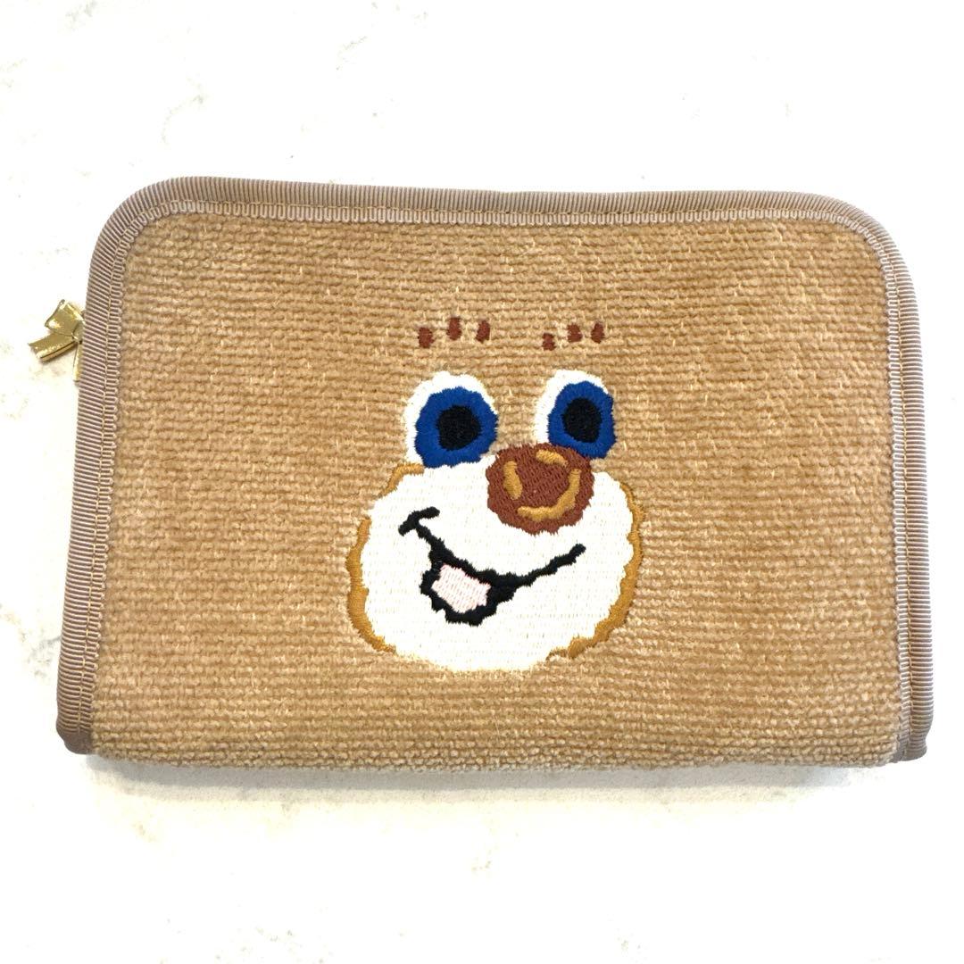 【フェイラー】美品ラブラリードアップテディマルチケース母子手帳ケースポーチ ドアップテディ マルチケース L/DUT-243234(ベージュ): LOVERARY BY