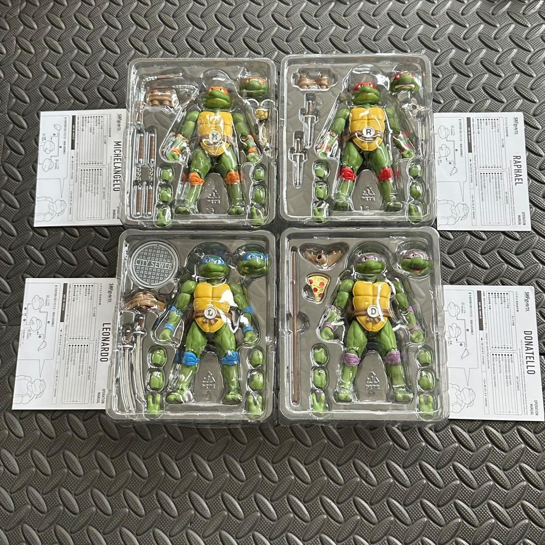 S.H.Figuarts TMNT タートルズ 4亀セット　フィギュアーツ