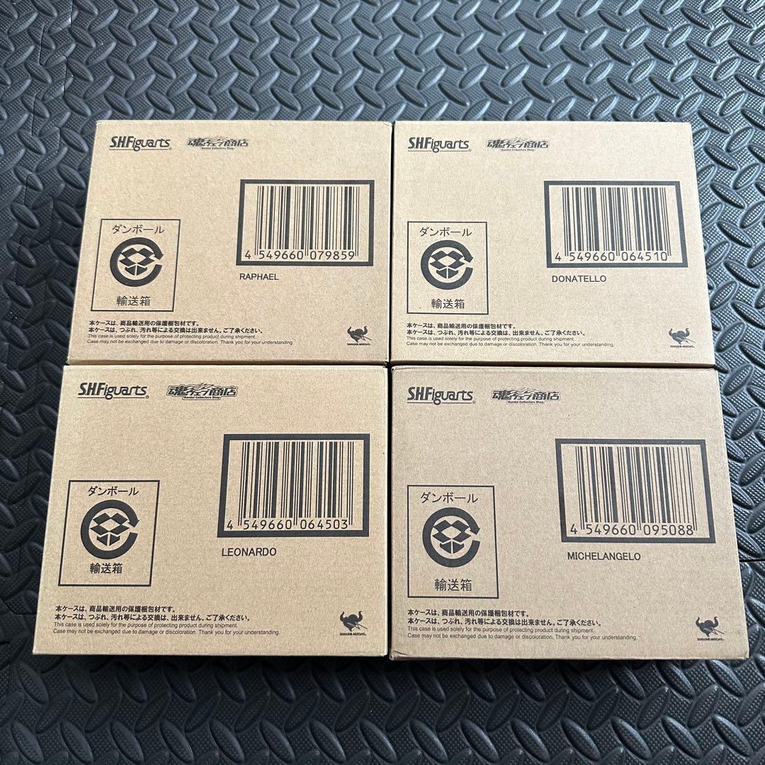 S.H.Figuarts TMNT タートルズ 4亀セット　フィギュアーツ
