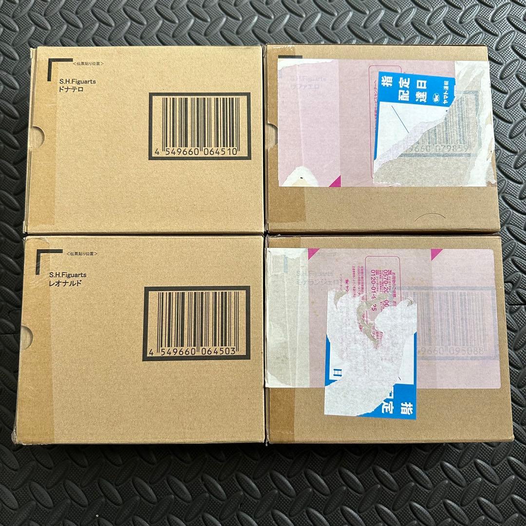 S.H.Figuarts TMNT タートルズ 4亀セット　フィギュアーツ