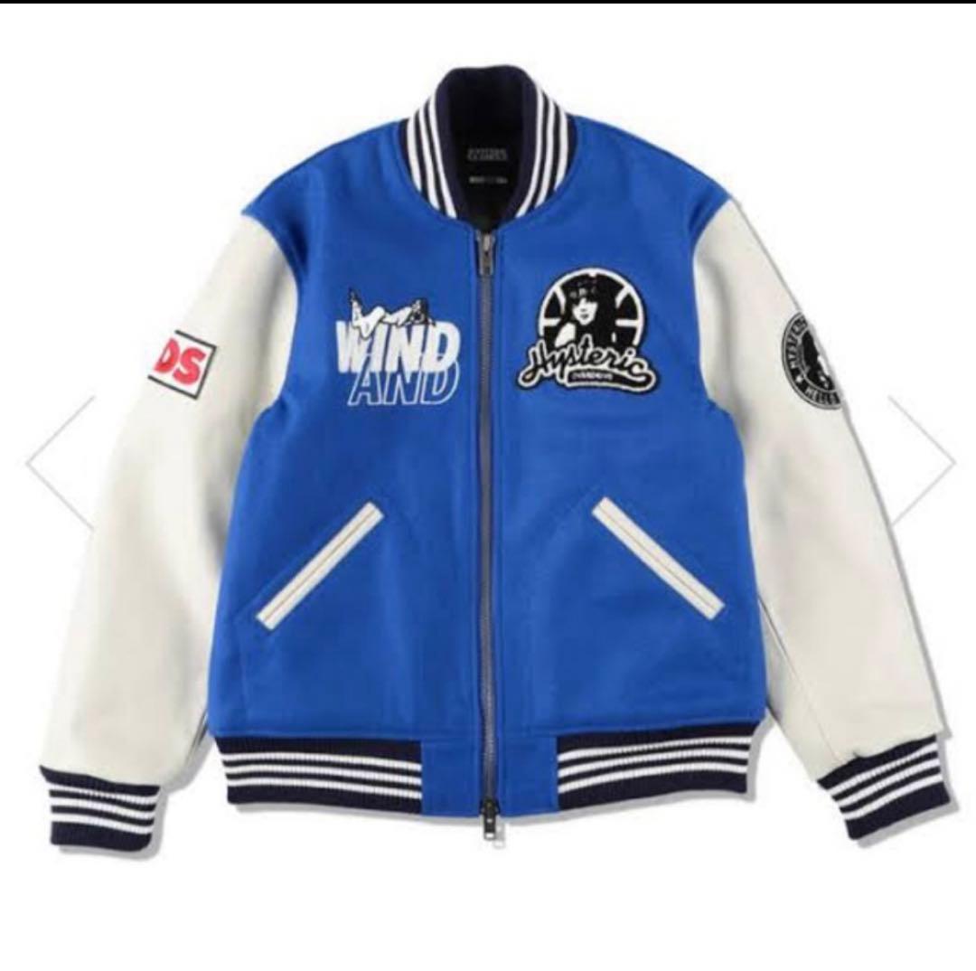 WIND AND SEA HYSTERIC GLAMOUR スタジャン Hysteric Glamour Wind And Sea Varsity Jacket スタジャン (WIND AND