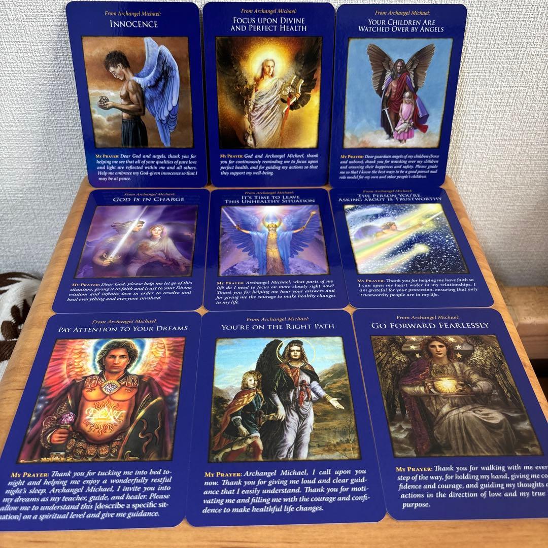 大天使ミカエルオラクルカード 正規品 日本語解説付き - メルカリ