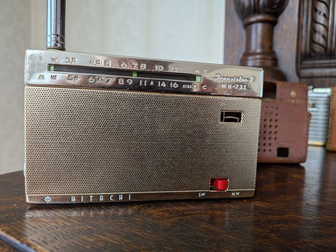 昭和レトロ 日立 トランジスタラジオ WH-732 ベティ 動作確認動画あり