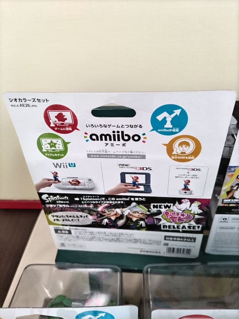 開封使用品】【未初期化】 スプラトゥーン amiibo アミーボ 9体