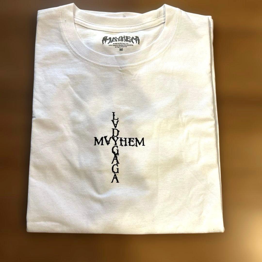 新品 LADY GAGA MAYHEM POP UP 限定 Tシャツ M 白 - メルカリ