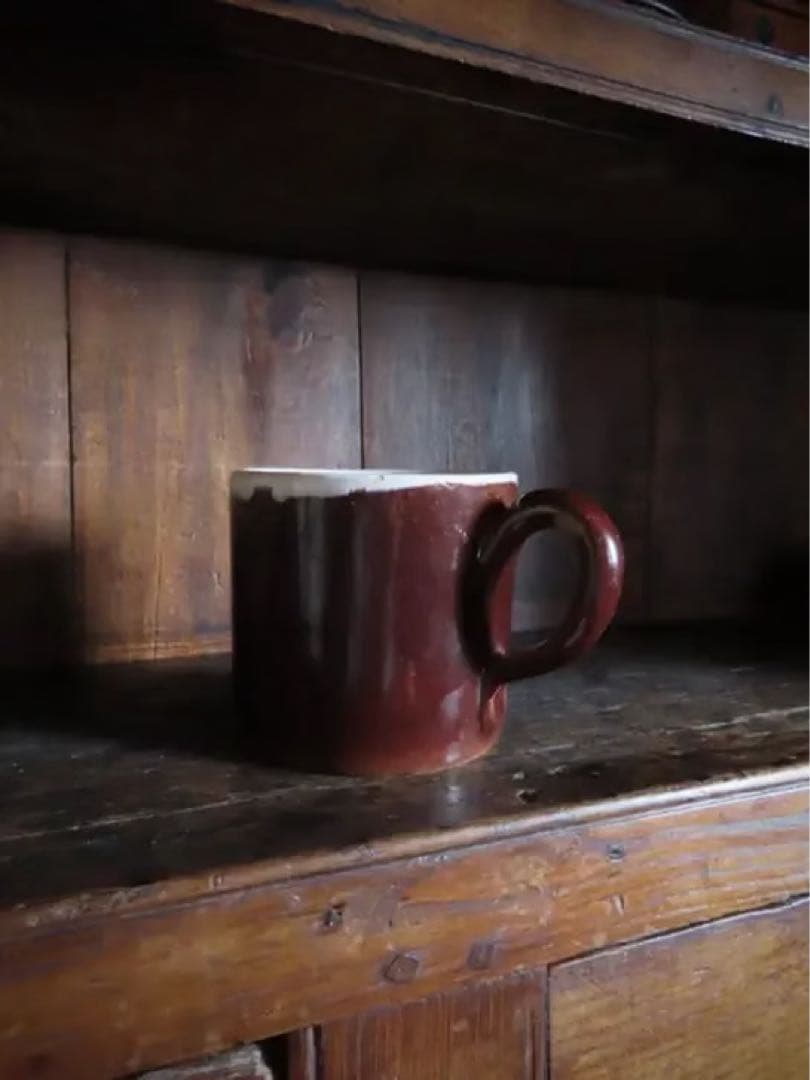 フランスアンティーク　キュノワールマグ／CulNoir キュノワール CulNoir カップ h10.1cm フランス アンティーク 0501101