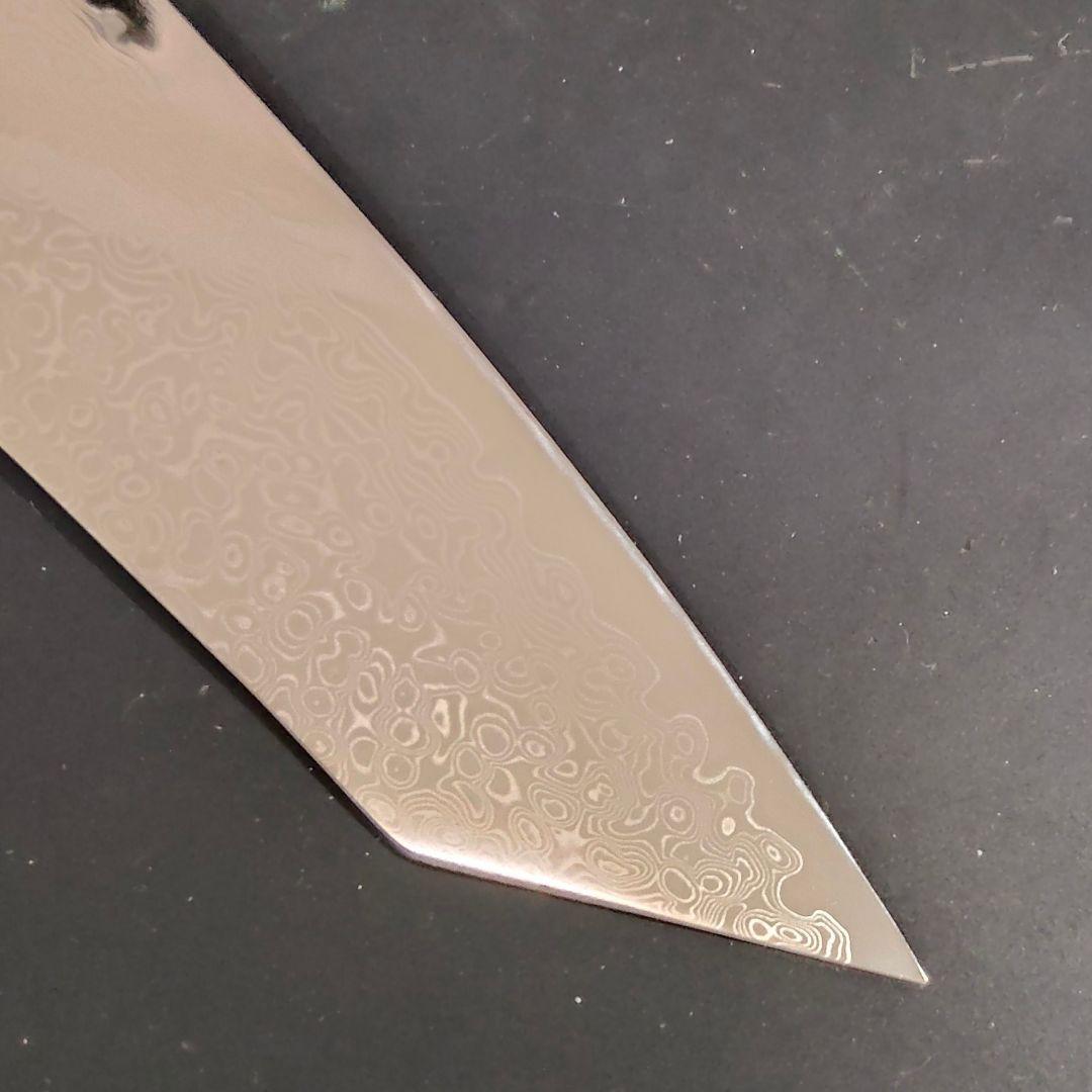 魚捌き 鬼反り 剣型 切付型 牛刀 V金10号 67層ダマスカス 包丁 八角柄