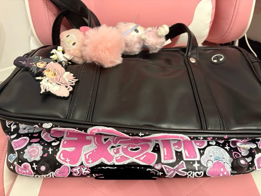 スクバ 落書き スクールバッグ jk - メルカリ