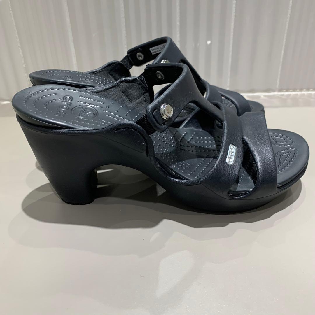 極美品✨ 廃盤品 crocs クロックス サイプラス 黒 w8 24 - メルカリ