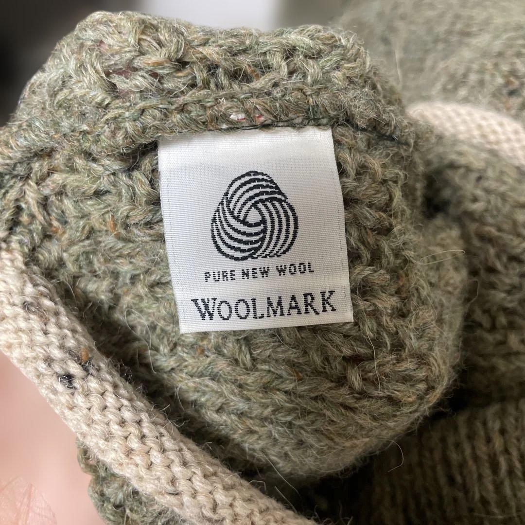 ACORNO ニット アランニット アニマル フィッシャーマン セーター