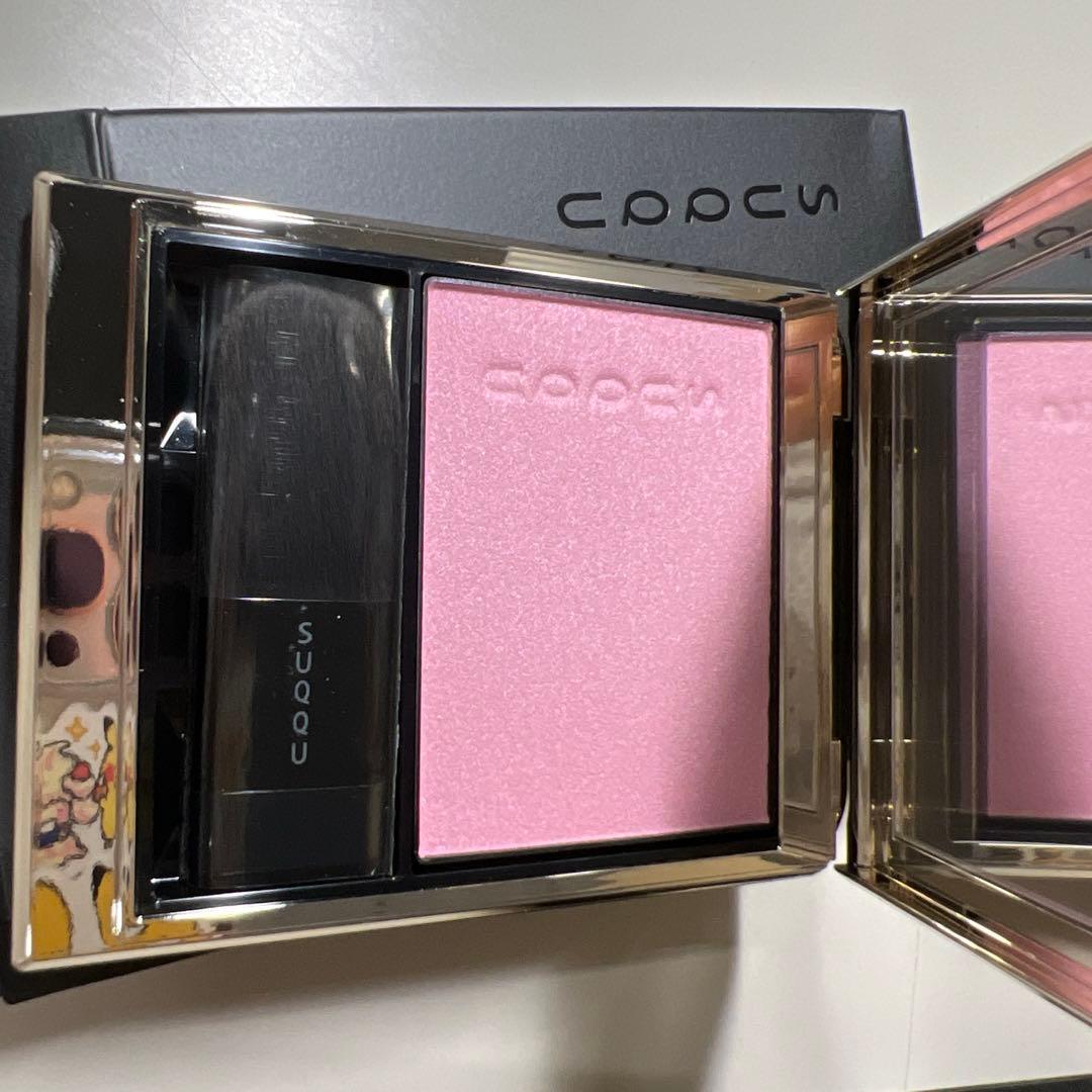 G249 SUQQUスック メルティング パウダーブラッシュ 105 （限定色） メルティング パウダー ブラッシュ 105 白空 -SHIROZORA＜限定色