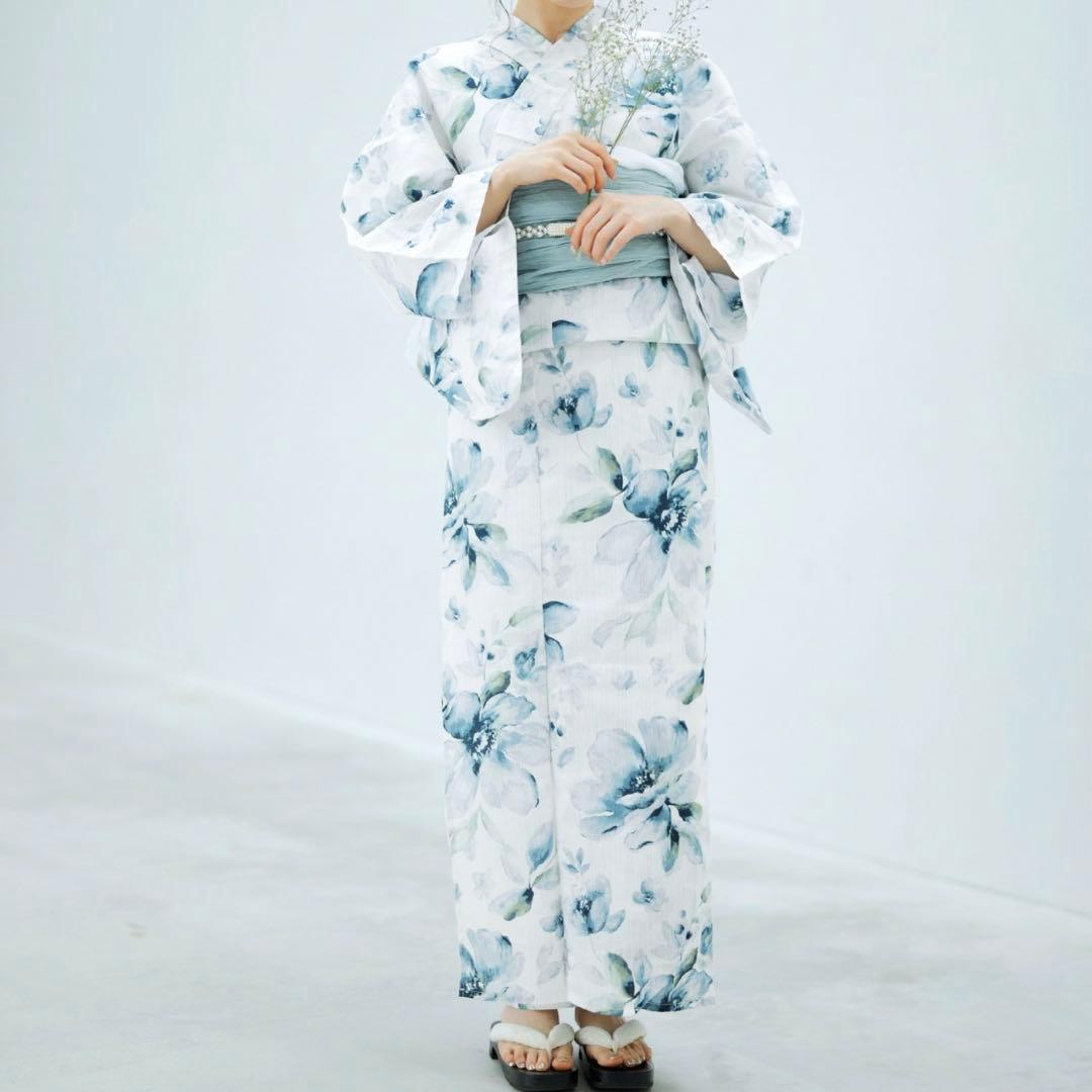 dita 涼風の燦々しらべ（浴衣四点セット浴衣・帯・腰紐・下駄）