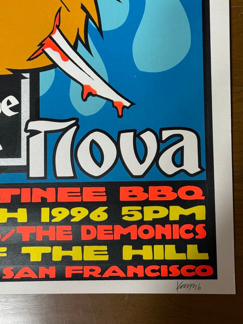 Kozik 1996⭐︎Clarke Nova シルクスクリーンポスター - メルカリ