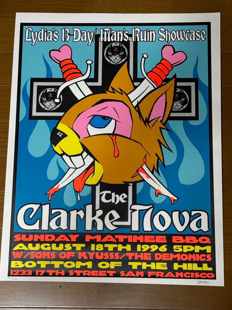 Kozik 1996⭐︎Clarke Nova シルクスクリーンポスター - メルカリ