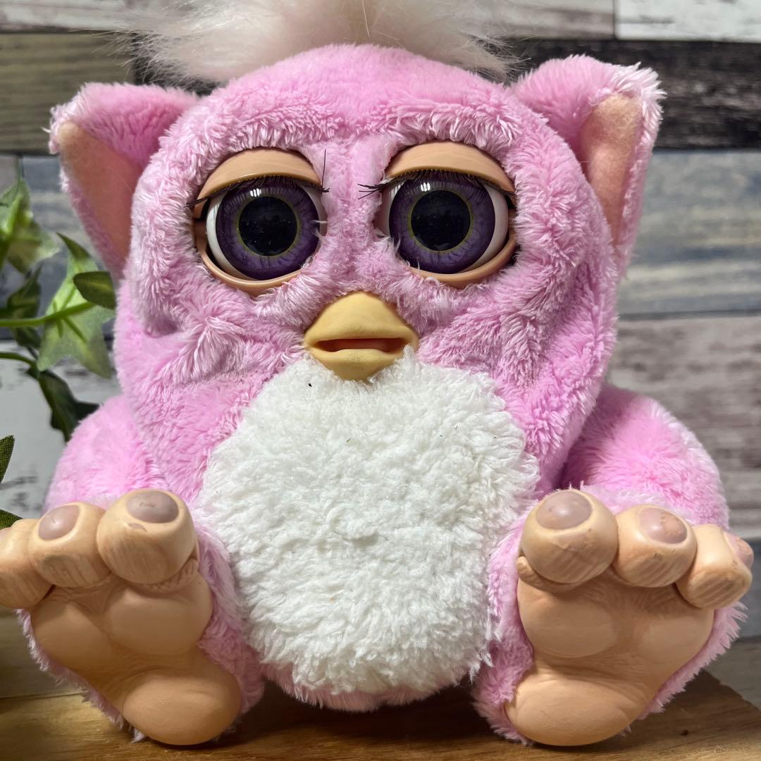 ファービー2 ベイビー ピンク 紫目 furby furby2 No.11 - メルカリ
