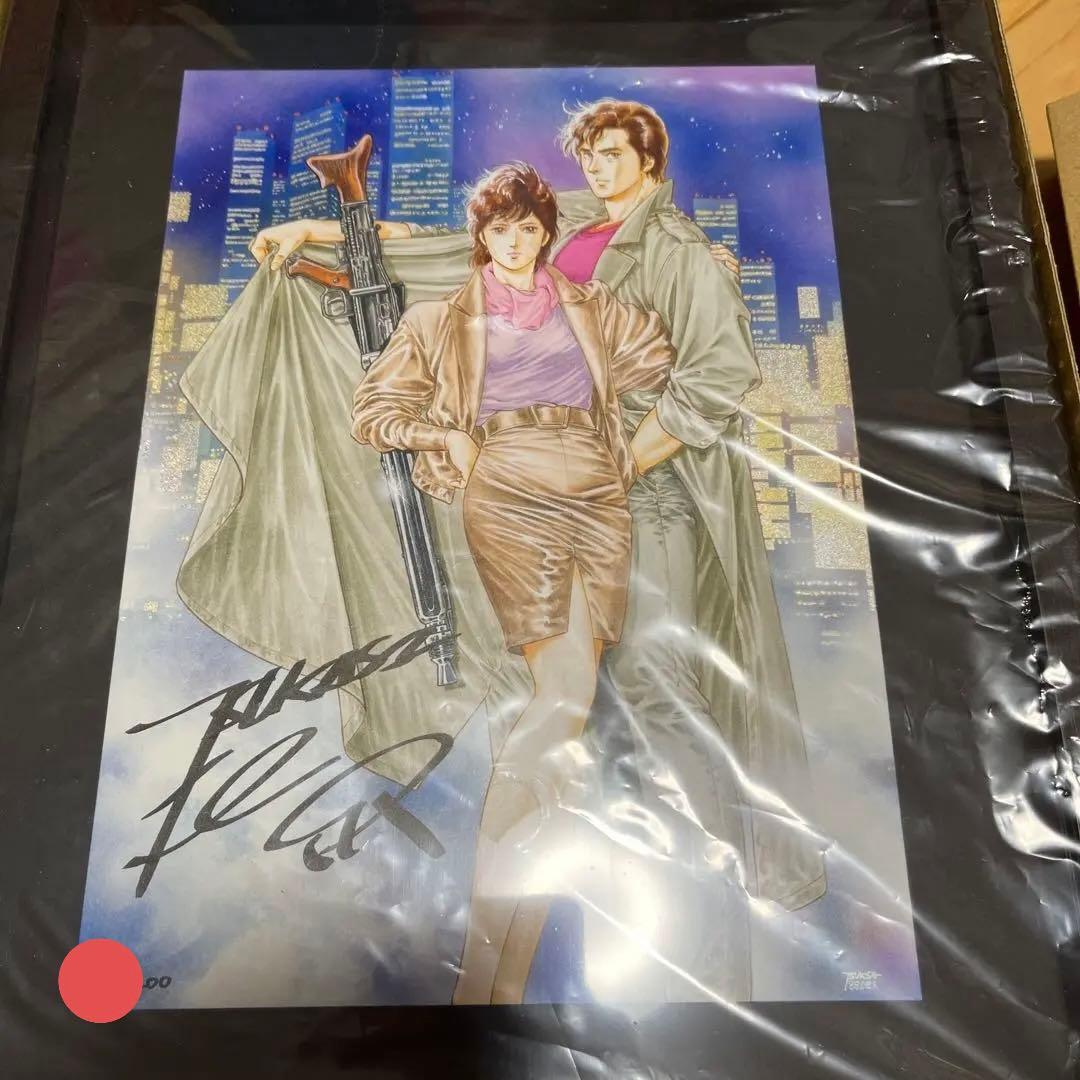 【北条司】シティーハンター複製原画/直筆サイン入り シティーハンター」連載40周年に向けた原画展「北条司展」直筆サイン