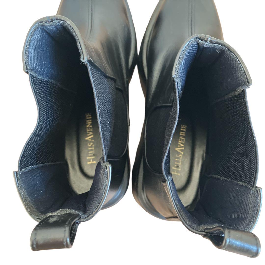 【美品】ヒルズアヴェニュー アーチー 23.5cm サイドゴアブーツ 厚底