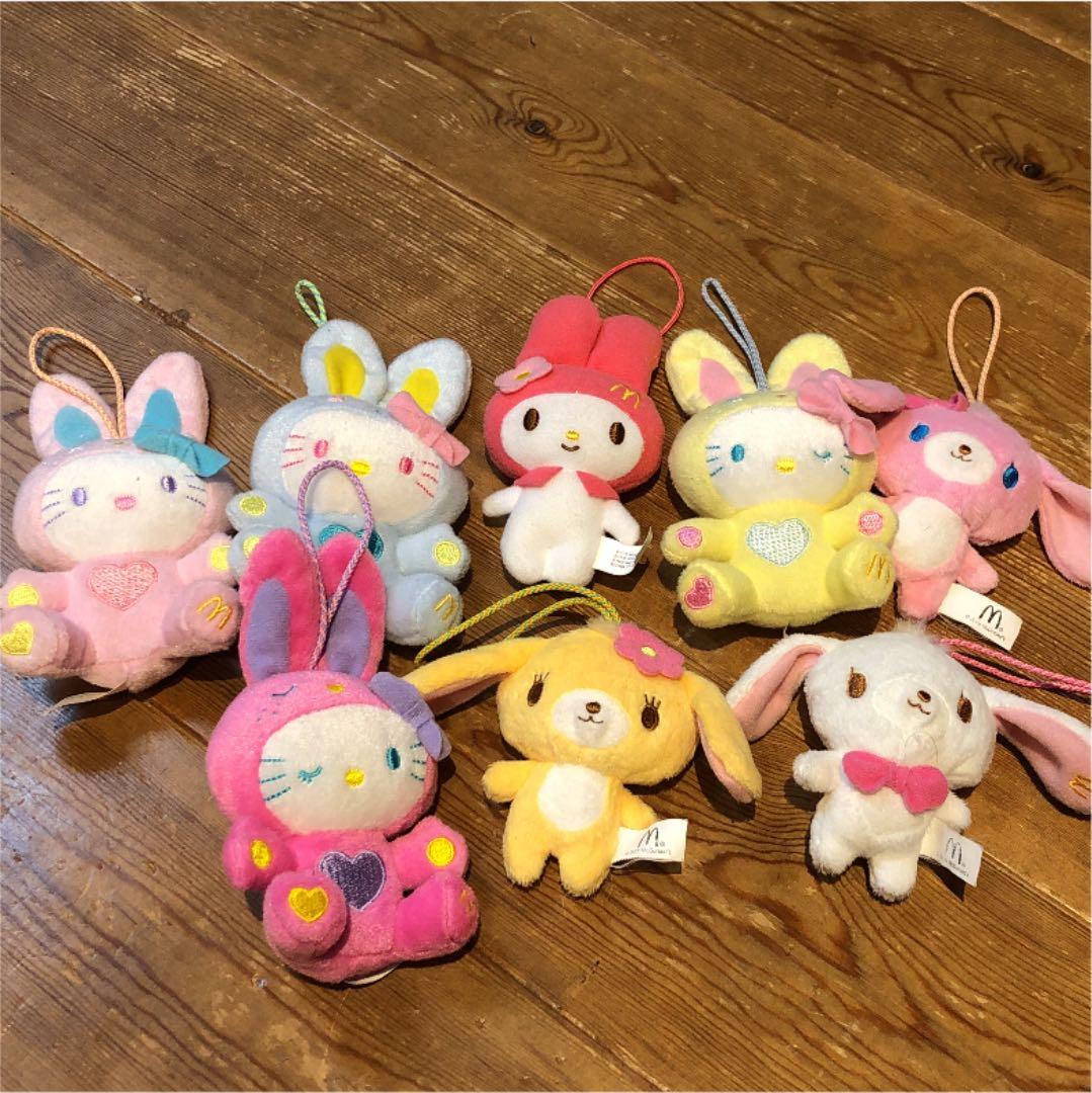 サンリオ キティ マイメロ ぬいぐるみ マック ハッピーセット - メルカリ