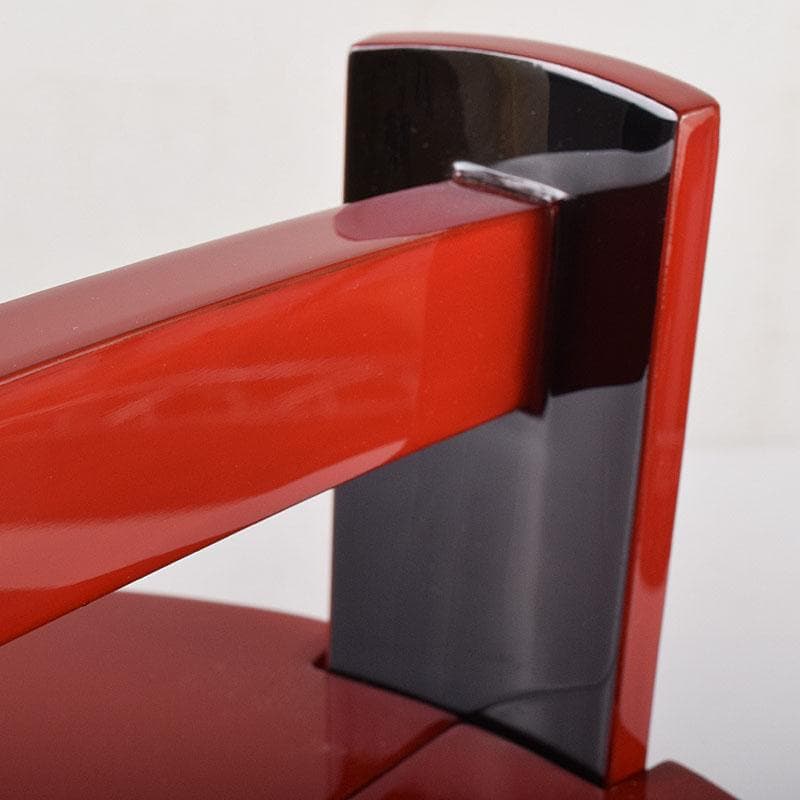 専用 浜木松峰 朱塗銀タガ 手桶水指 堀内宗完(兼中斎)極め箱 VR8538H