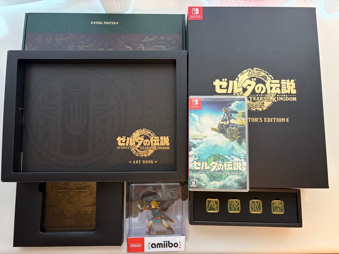 ゼルダの伝説 ティアーズ オブ ザ キングダム 限定版+未開封amiiboリンク Amazon.com: Amiibo - Link (Tears of The Kingdom) Japan import