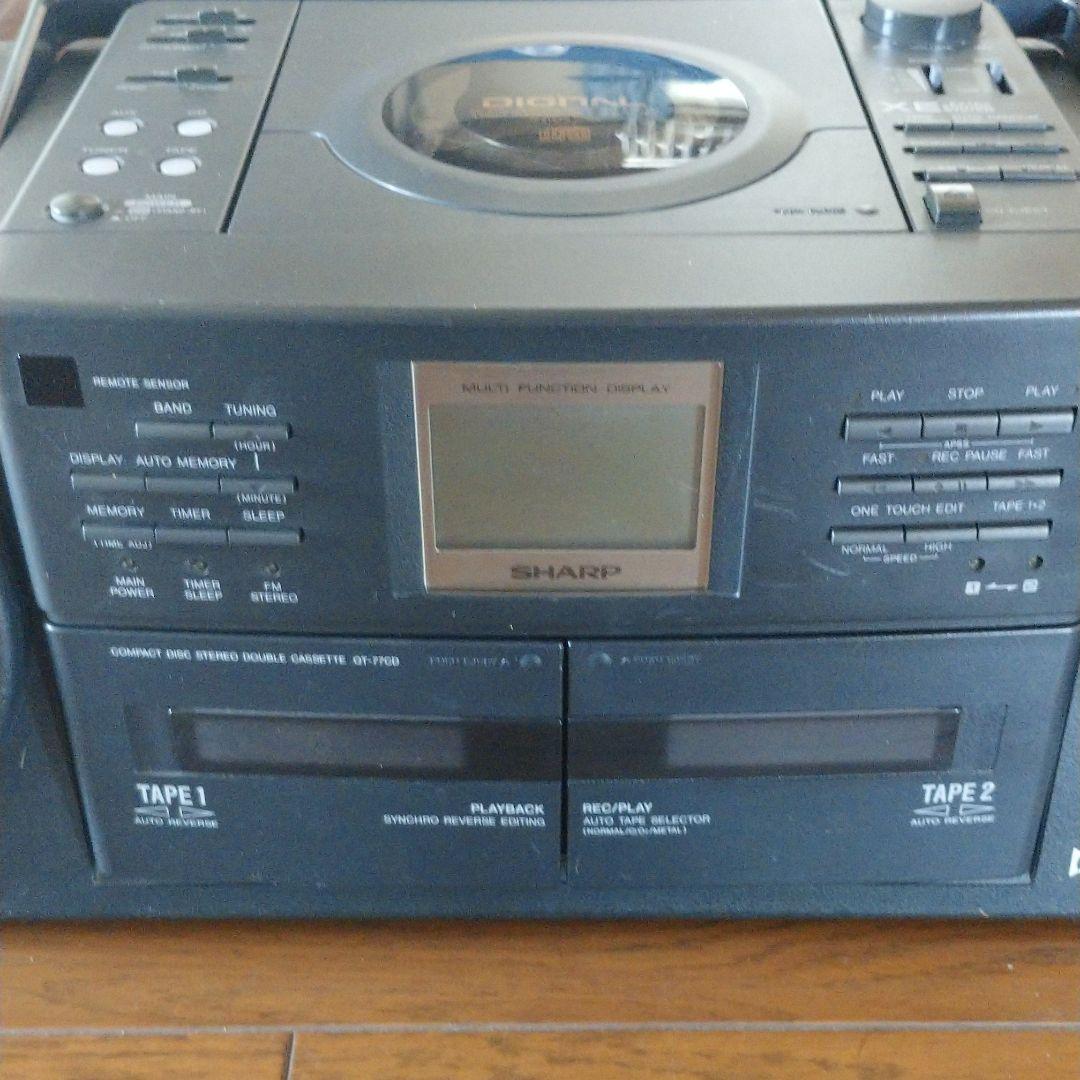 貴重 ！！ レトロ SHARP CDラジカセ 訳あり - メルカリ