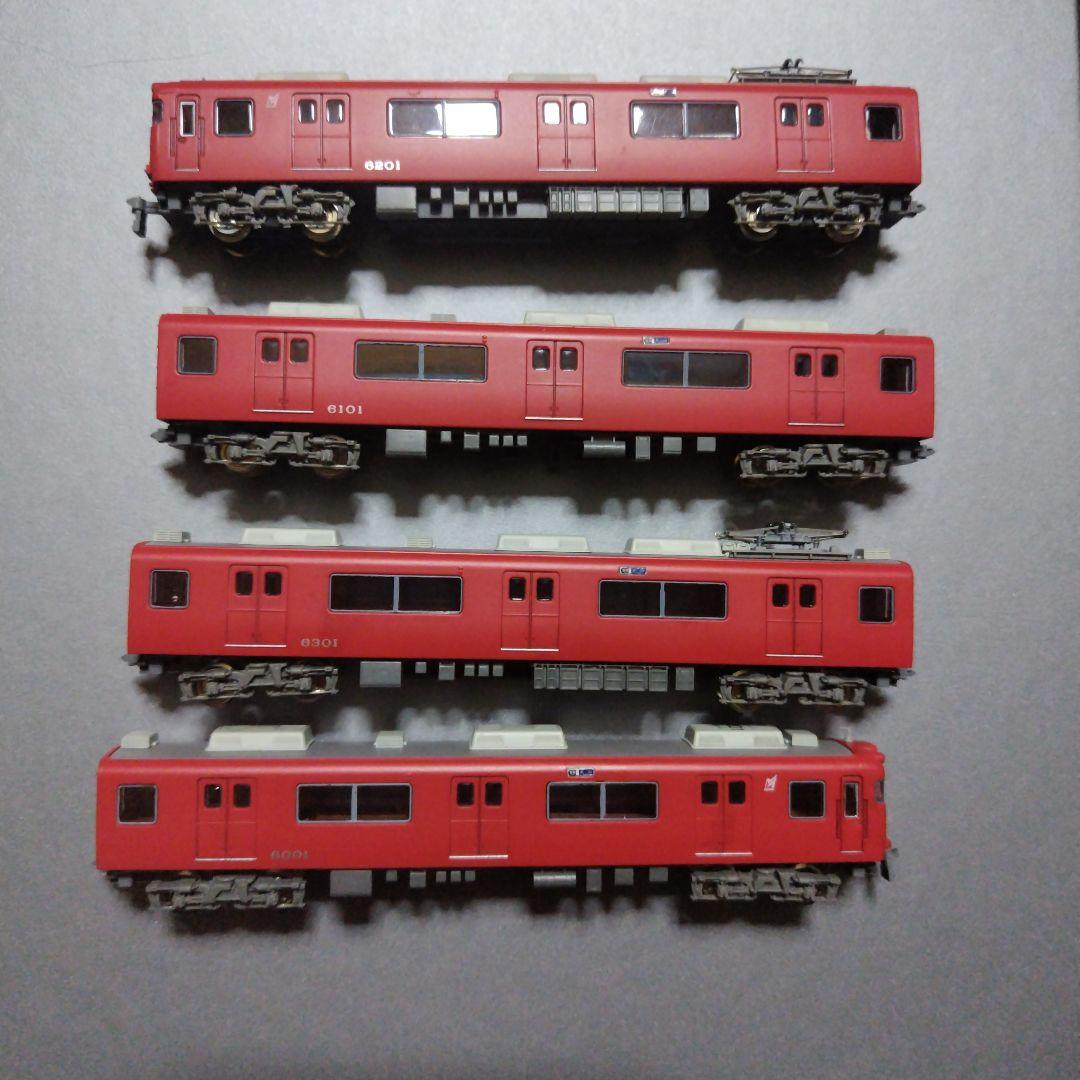 鉄コレ名鉄 6000系1次車6001編成4両セットN化動力付き 鉄コレ名鉄 6000系1次車6001編成4両セットN化動力