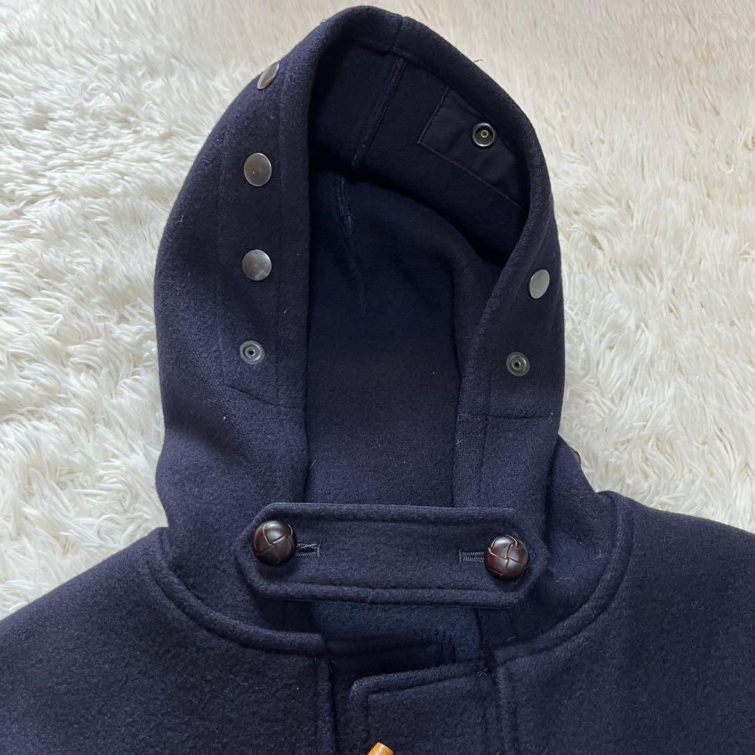 良品】ポロバイラルフローレン ダッフルコート フード付き ネイビー