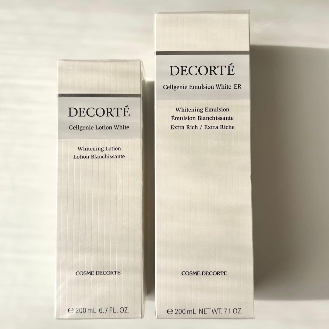 【新品未開封】コスメデコルテ セルジェニー ホワイト 化粧水&乳液ERセット コスメデコルテ / セルジェニー エマルジョン ホワイト ER (より