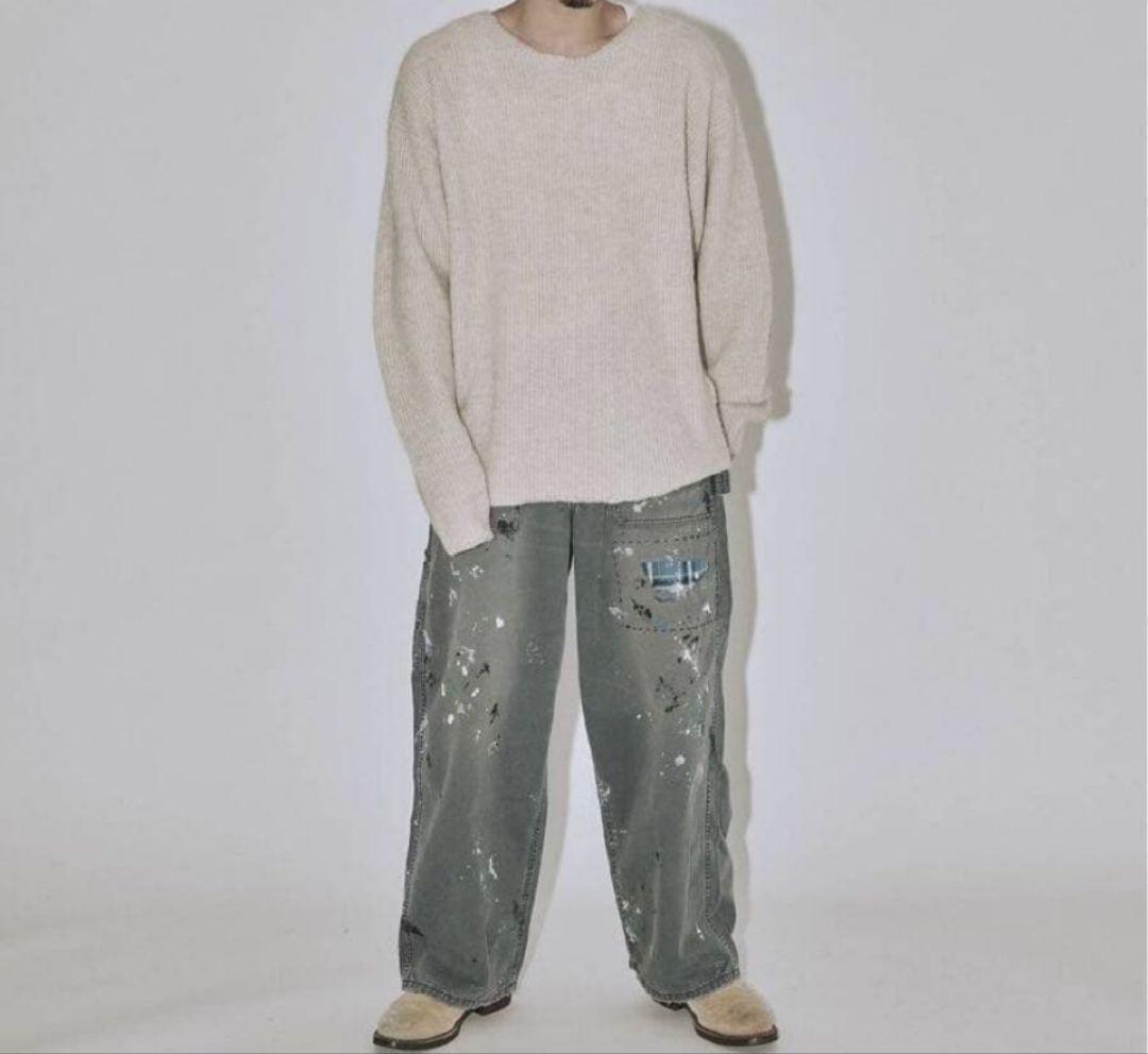 ジャーナルスタンダード ブランケットスティッチリブニット Mサイズ