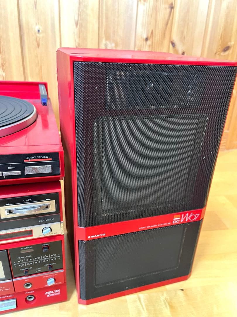 SANYO DC-W07 サンヨー レコード カセット ラジカセ コンポ