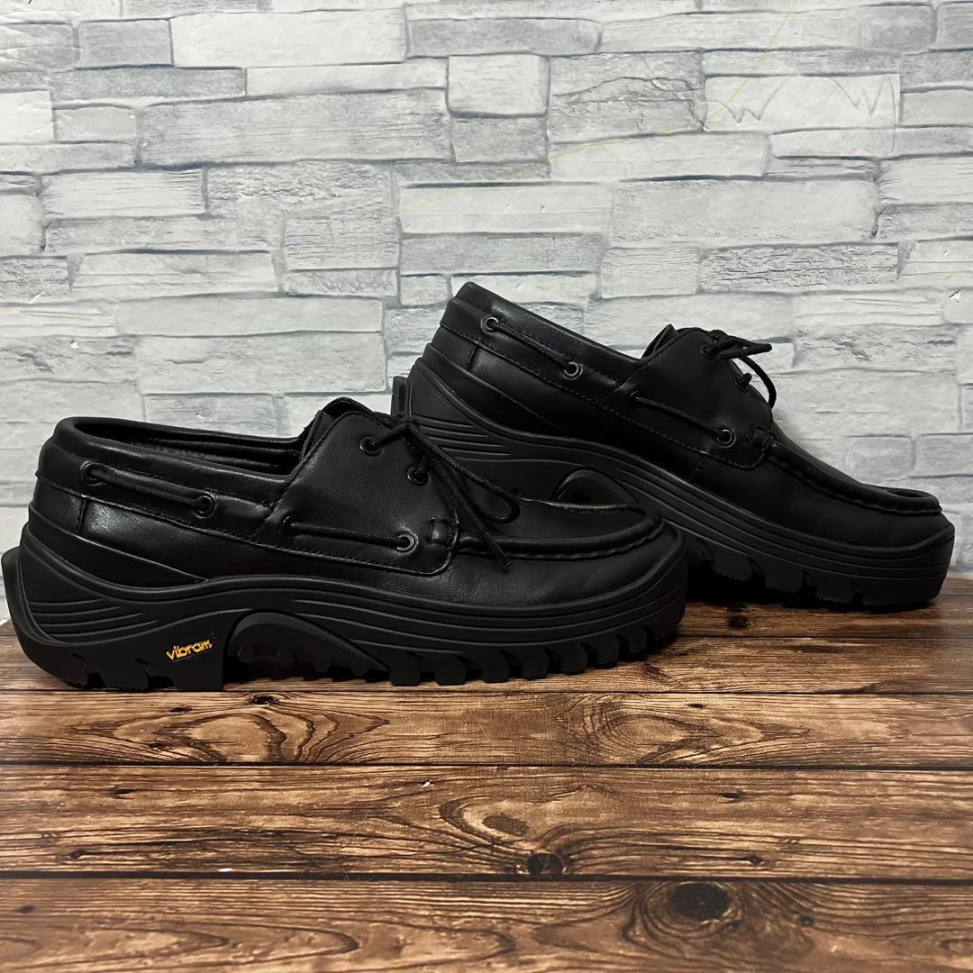 【26.0cm】ZARA ザラ ビブラム ソール 厚底 チロリアン シューズ