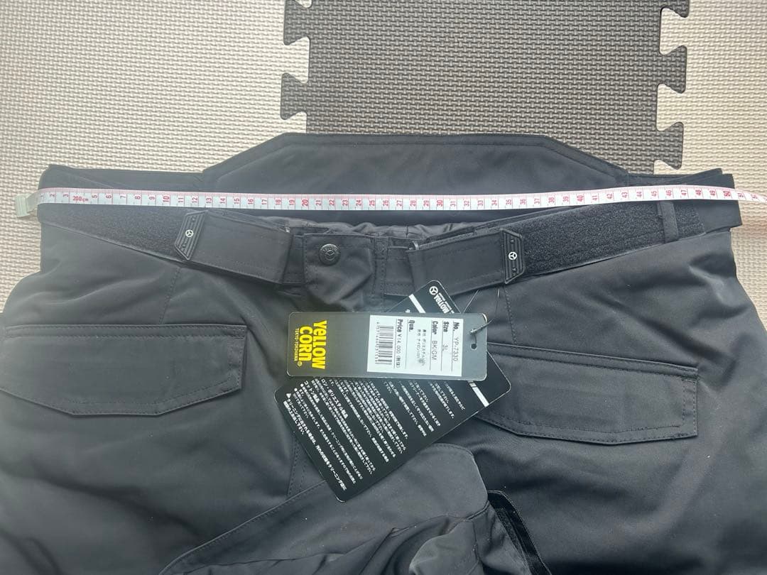 YeLLOW CORN 防寒オーバーパンツブラック(3Lサイズ) YeLLOW 防寒