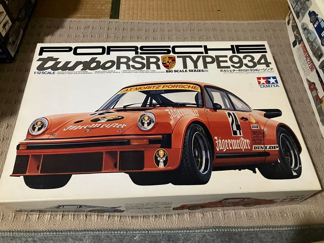 自動車 Tamiya Porsche Turbo RSR Type 934 1/12 タミヤ 1/12 ビッグスケールシリーズ ポルシェ 934 イェーガーマイ