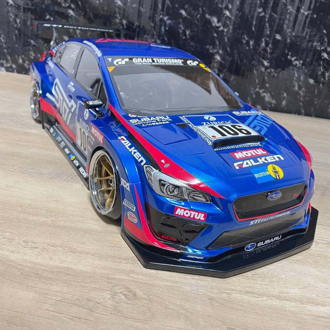タミヤ スバル wrx 1/10 ラジコンボディー rc スペアボディ - メルカリ