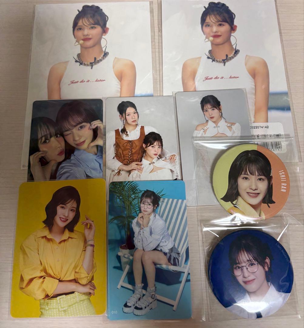 石井蘭 トレカ 缶バッジ セット - メルカリ