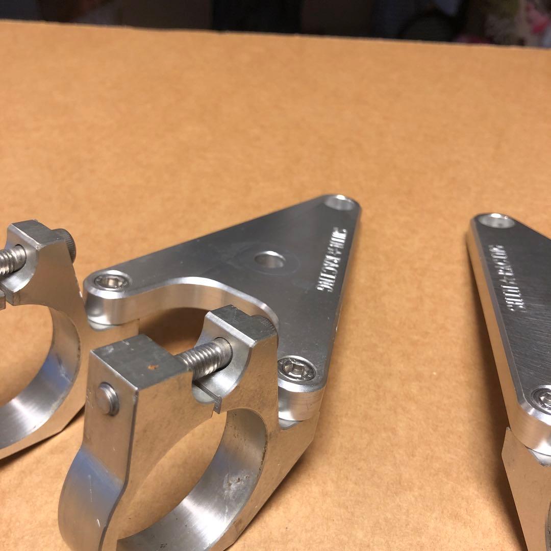 SHIN☆RACING アルミヘッドライトステー セール &ブラケットセットZEP750