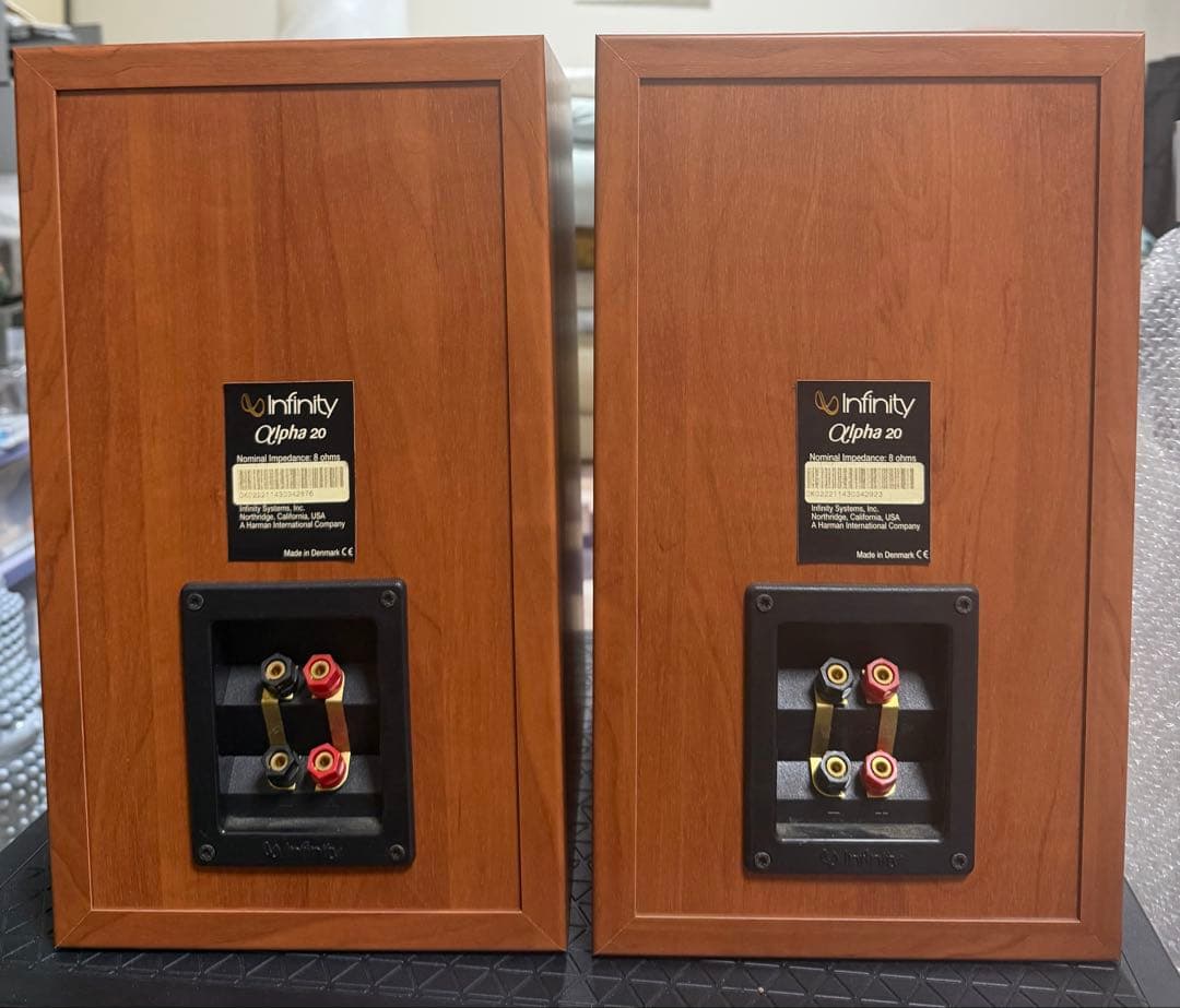 Infinity ALPHA20 スピーカー ペア デンマーク製 - スピーカー
