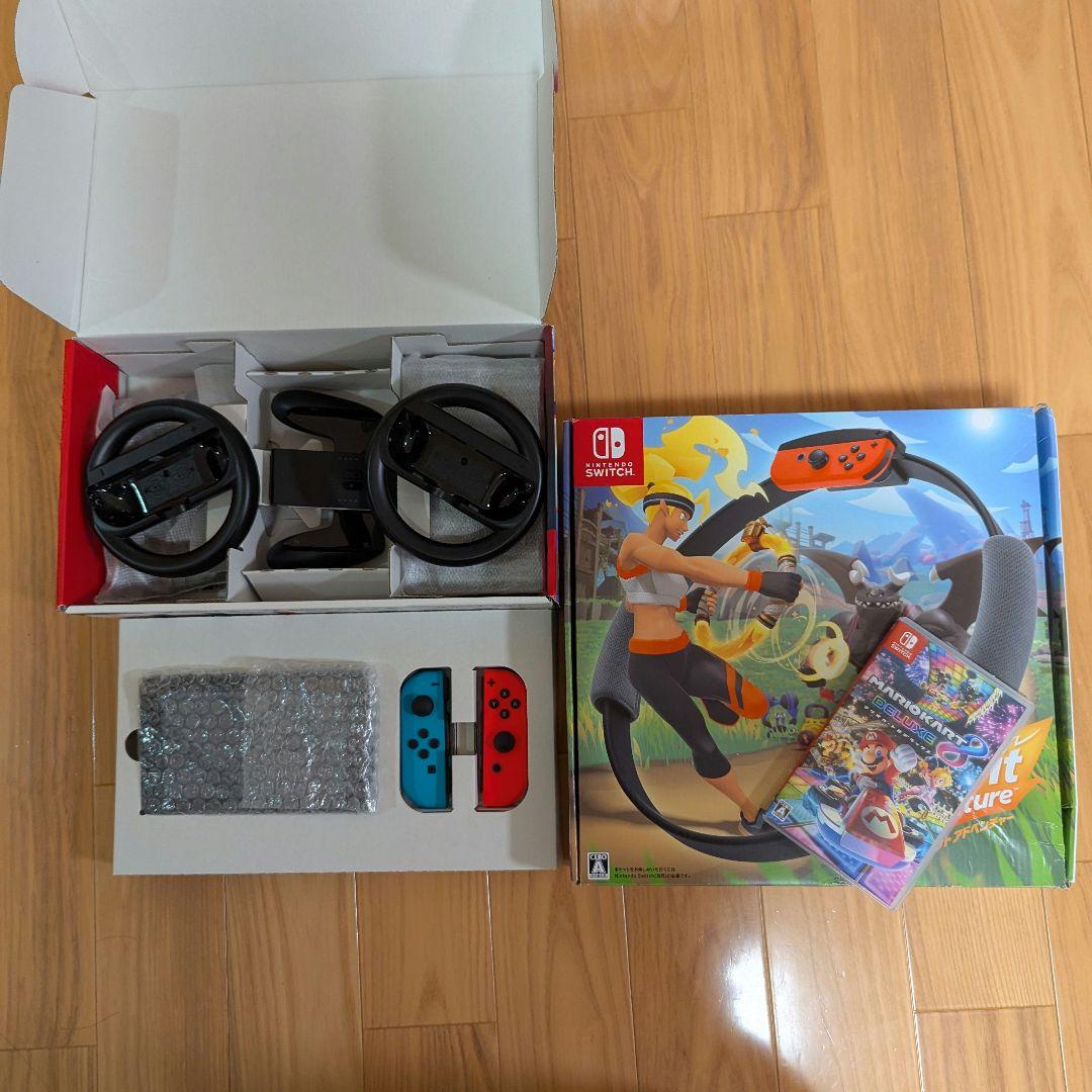 Nintendo Switch　本体　マリカー、リングフィットアドベンチャー付 Switch本体とセットになった「Nintendo Switch リングフィット
