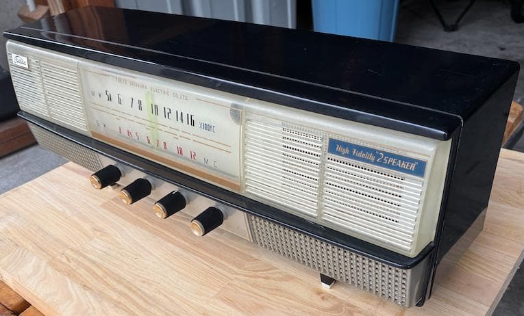 東芝 真空管ラジオ ウグイスDS6UE-414（整備品） - メルカリ