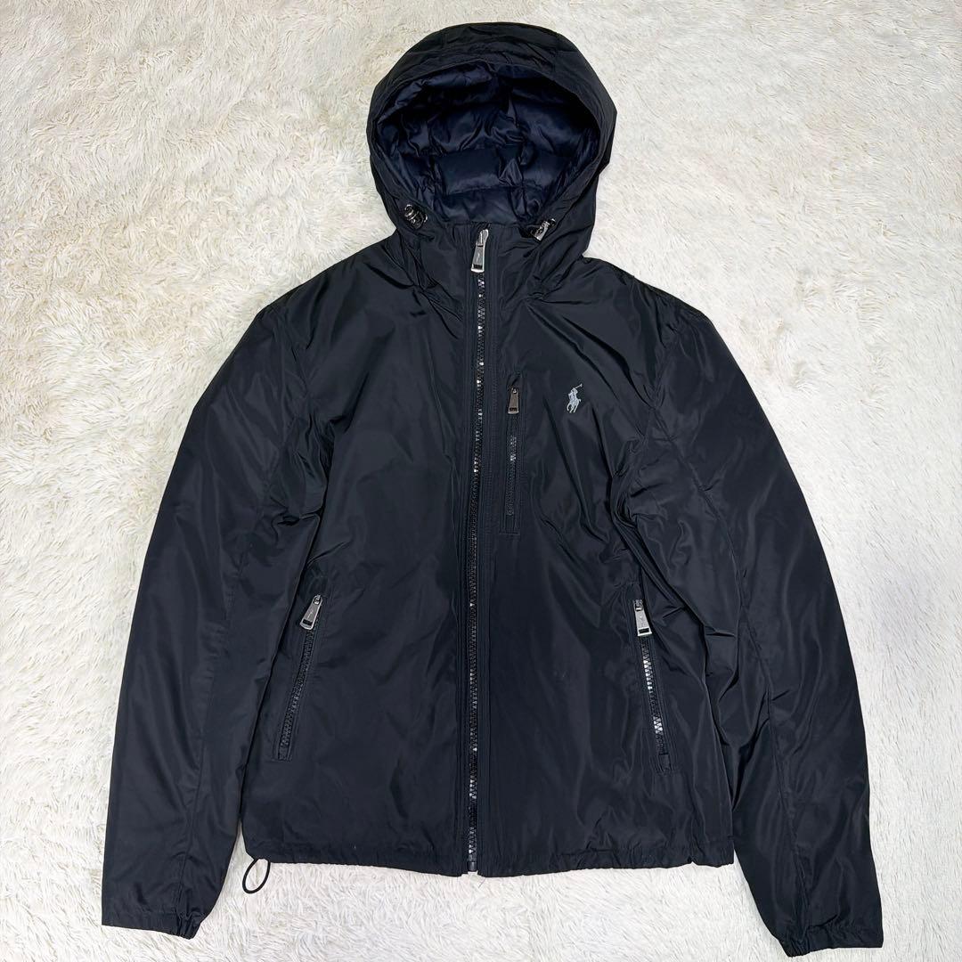 近年モデル】ポロラルフローレン ダウン ナイロン ジャケット ブラック