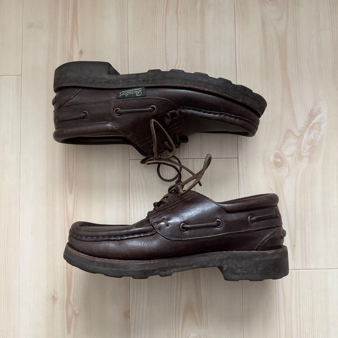 POP 90s old Paraboot モカシン デッキシューズ UK6 POP 90s old Paraboot モカシン デッキシューズ UK6 POP 90s old