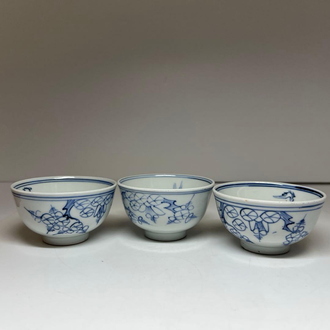 中国清時代 清渡小碗3点 木箱付 口径8.5㎝ 東Y7-1003☆2Fタサオ - メルカリ
