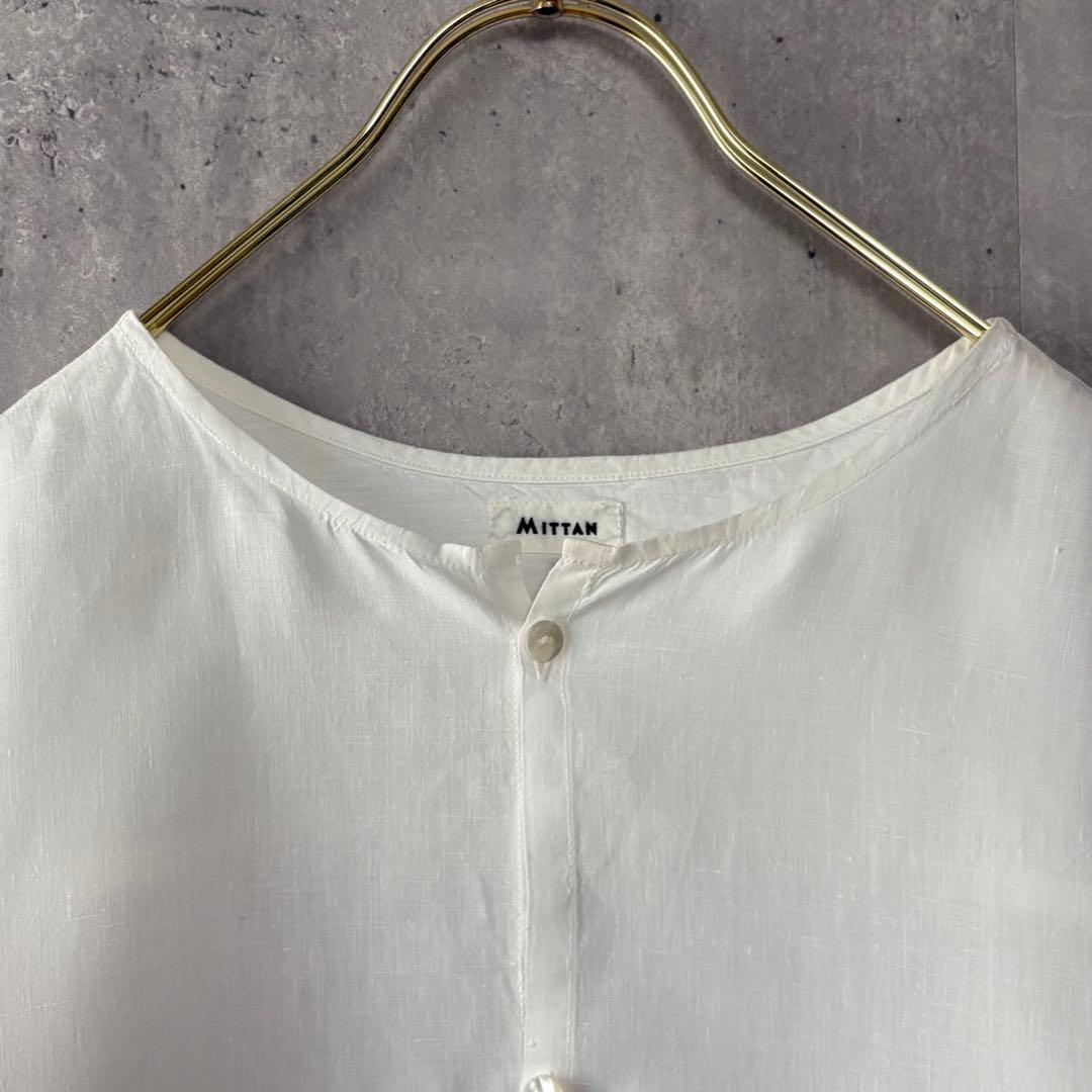 MITTAN ミタン 大麻ワイドシャツ SH-98 白 2 ユニセックス ヘンプ