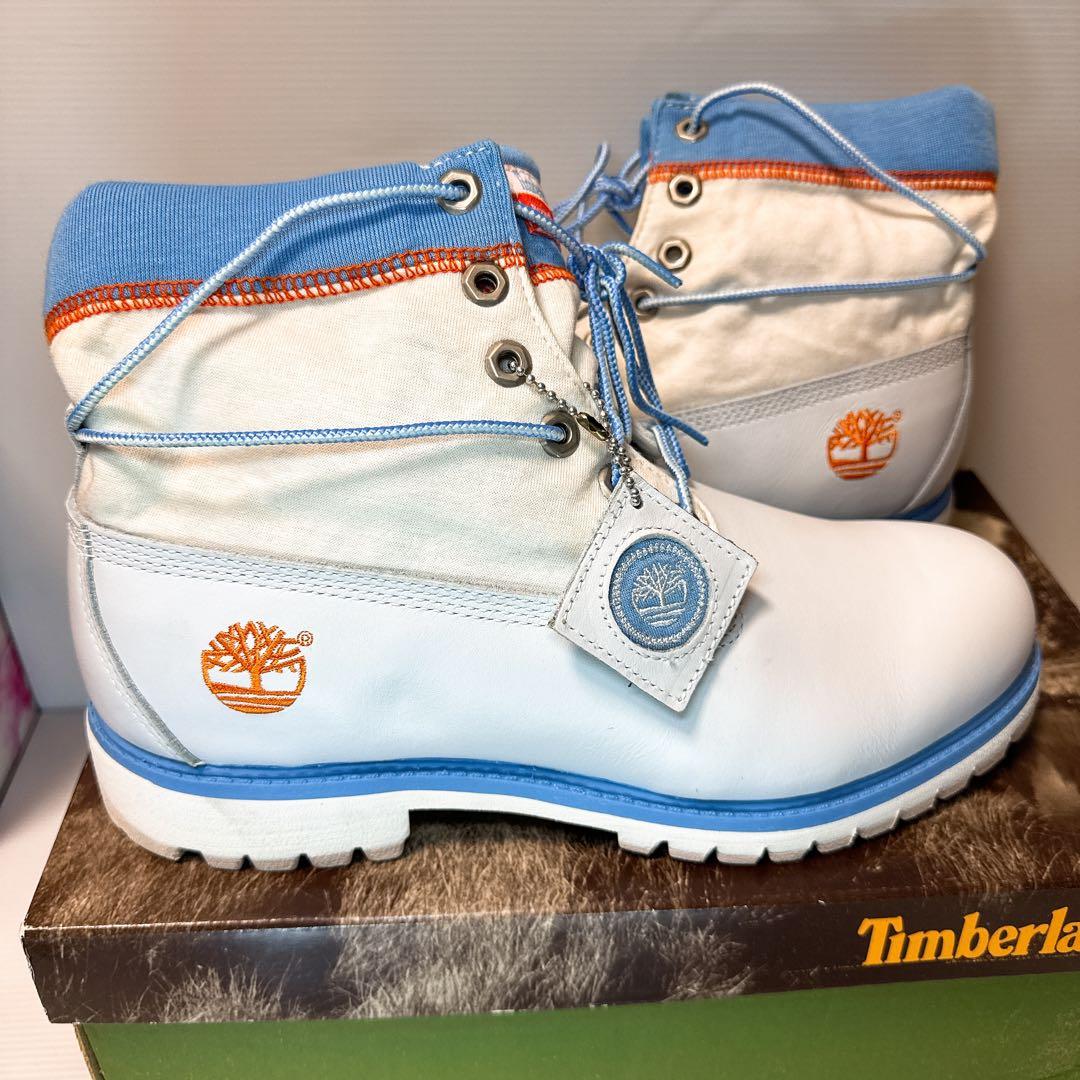 【専用出品】27.0cm ティンバーランド ロールトップ ブーツ　白